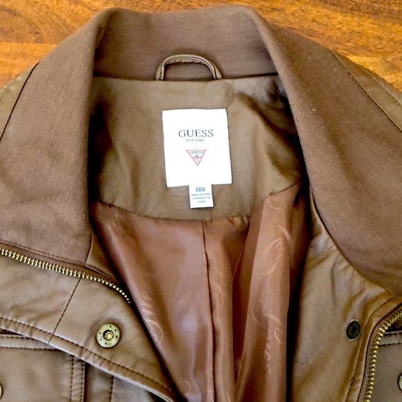 Guess Brown Poly Jacket - Picture 5 of 7